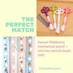 Rilakkuma Mechanical Pencil + Key Pencils Lead